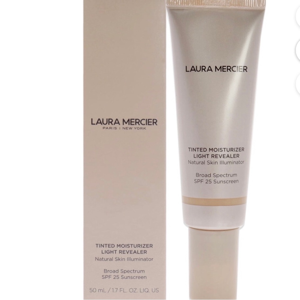 laura mercier beige and navy boxed beauty product